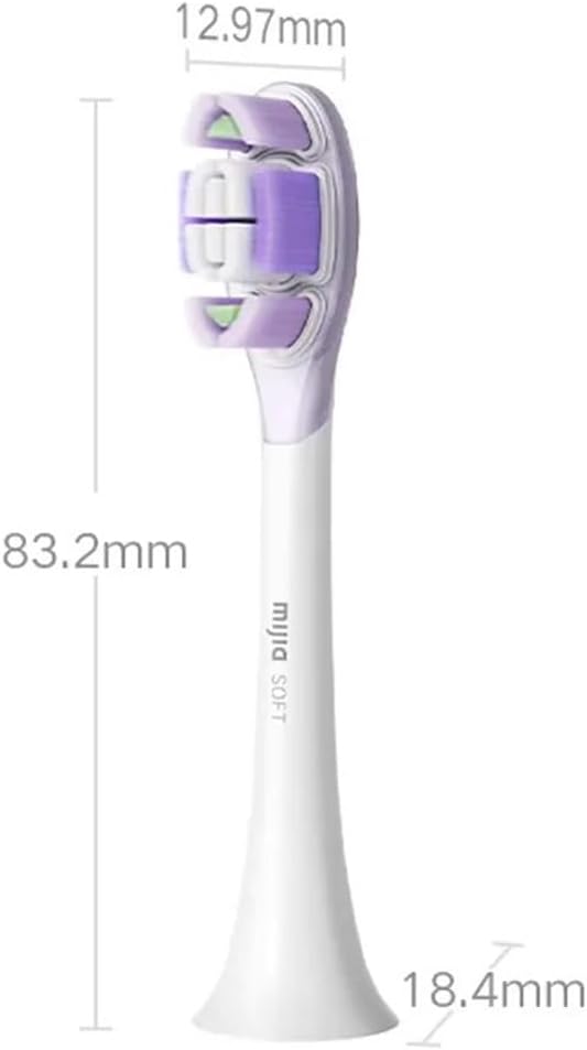 Electric Toothbrush Brush Head 3/6PCSCompatible for Pro 4 Brushing Modes IPX8 Waterproof(3PCS Clean Version)