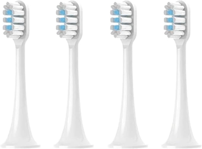 Replacement Toothbrush Heads Compatible for T300/T500/T500C/T7004-16PCS(White-4pcs)