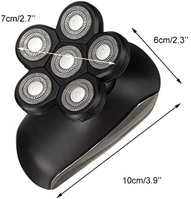 Head Shavers for Bald Men 5 in 1 4D Electric Razor Electric Shaver Rechargeable 6 Floating Heads Shaving Machine for Men Beard Razor Wet-Dry Dual Use