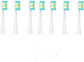 Compatible for Oclean Flow/X/X PRO/ Z1/ F1/ One/Air 2 /SE Brush Heads Soft Sonic Toothbrush Vacuum Bristle 7pcs Replacement(7pcs Wgreen)