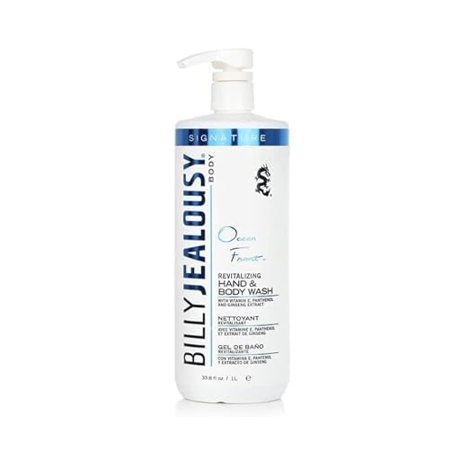 Billy Jealousy Ocean Front Revitalizing Body Wash for Men with Vitamin E &amp Panthenol Cleanse Smooth &amp Soften Skin 1L
