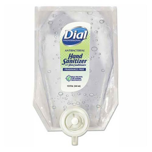 Dial Professional Eco-Smart Gel Hand Sanitizer Refill 15 oz. Refill 6/Case