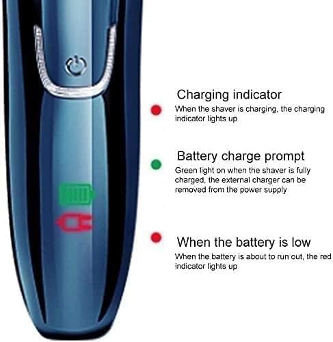 Heads Floating Shaving Hair Razor USB Rechargeable Electric Shaver &amp Grooming Kit Dry Wet Waterproof Cordless Rotary Shavers with Charging Indicator for Bathroom Travel