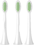 Compatible with Philips Gentle Clean Whitening HX2033/02 Brush Heads 2000 and 2100 Series toothbrushes (3-Pack)