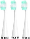 Compatible for 3 Pcs Replacement Brush Heads Electric Toothbrush Head(White B)