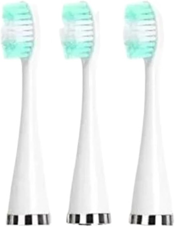 Compatible for 3 Pcs Replacement Brush Heads Electric Toothbrush Head(White B)