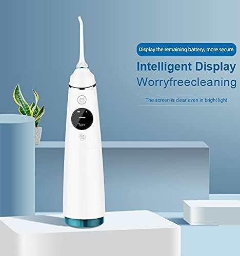 Water Flosser Portable Dental Oral Irrigator with 4 Modes USB Rechargeable Waterproof Teeth Cleaner for Home and Travel - IPX 7 Waterproof