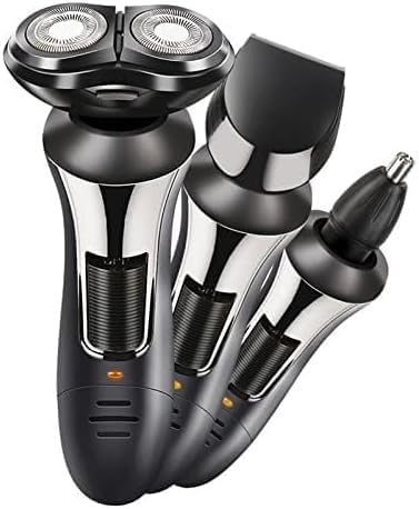Electric Shavers for Bald Men 3 in 1 Men Electric Shavers Triple Razor Multifunction Waterproof Nose Hair Trimmer Shaved Hair Head USB Rechargeable