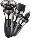 Electric Shavers for Bald Men 3 in 1 Men Electric Shavers Triple Razor Multifunction Waterproof Nose Hair Trimmer Shaved Hair Head USB Rechargeable