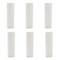 FZBNSRKO 5ml 50 Pcs Empty Oval Deodorant Lip Balm Tubes Twist-up Refillable Mini Size Containers for Carry-On TravelDIY DeodorantsWhite