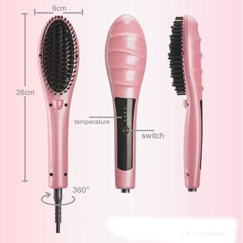 Hair Straightener Ceramic Electric Hair Brush Hair Straightener Comb Straightening Straight Anion Moisturizing Styling Tool Care
