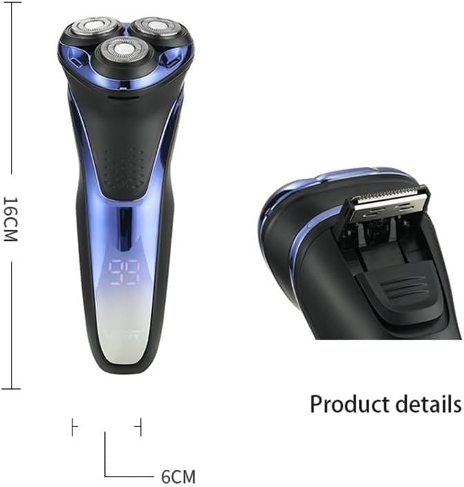 Electric Shavers for Men Electric Shaver Professional Razor Waterproof Beard Trimmer Rotary 3D Floating Shaving Rechargeable Electric for Men