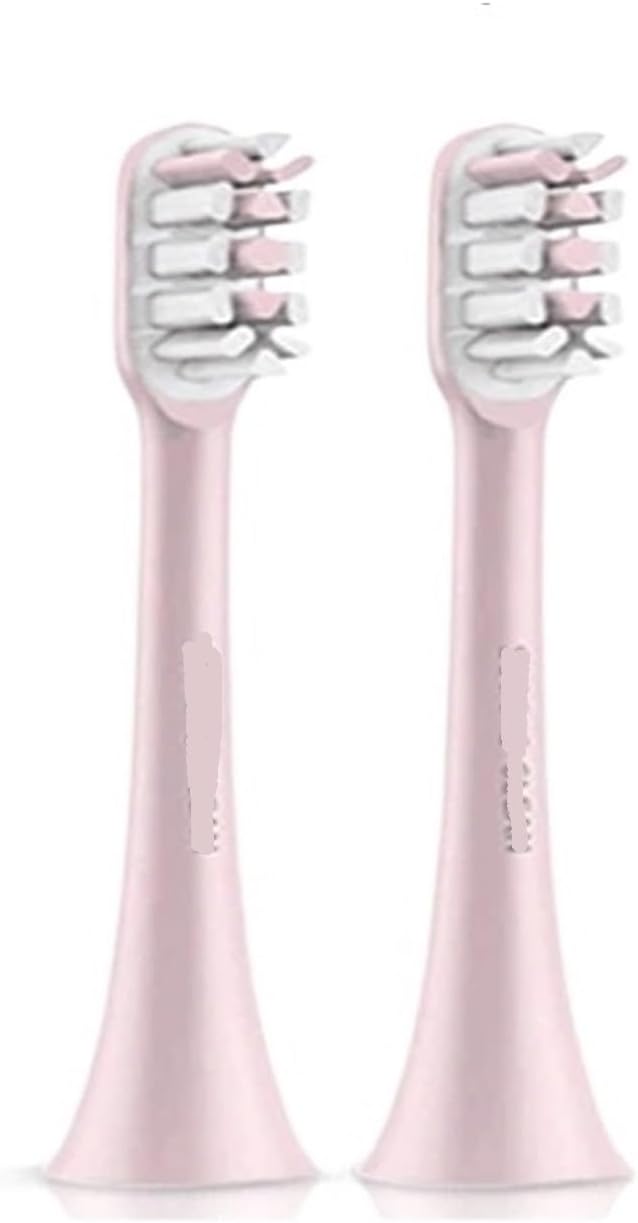Compatible for SOOCAS Electric Toothbrush Compatible for X1 X3 X3U X5 Teeth Brush Replacement Heads(Pink 2 pcs)