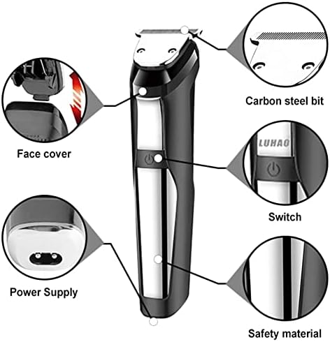 Pro Hair Clipper Waterproof All in one Hair Trimmer EyebrowBody Nose Ear Beard Trimmer for Men Grooming kit Hair Cutting Machine
