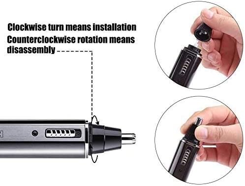 Trimmer for Men and Women Professional Painless Nose Clippers Ear Facial Eyebrow Hair Trimmer Epilator Removal Body