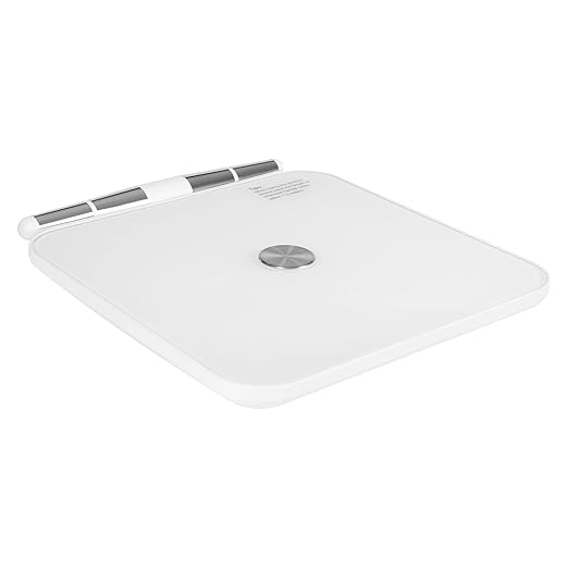 Modern Style 8 Electrode Body Fat Scaleup to 396.83 lbs Multifunctional Weight ScaleIntelligent Electronic Scale (White14.17 * 12.6 * 1.57in)