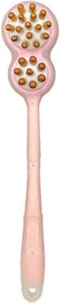 8字扇形木珠按摩棒 Leg Arms Back Calves Roller Massage Roller Stick 健康按摩锤 Manual Body Massage Hammer 打经络拍老年人木珠养生锤 HomeOffice Body Electric Massagers