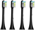 Compatible for SOOCAS Sonic Electric Toothbrush Heads Replacement X1 X3 X3U X5 Teeth Brush(Black 4 pcs)