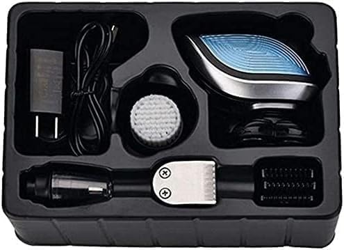 Electric Shaver for Men 5 in 1 Head Shavers for Bald Men Electric Rotary Razor Beard Trimmer Grooming Kit Waterproof Faster-Charging USB Rechargeable