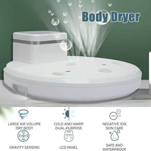 Full After Shower Negative Ion Full Heater Blow Dryer Foot Touch Screen Body Care Dryer for Home and Bathroom