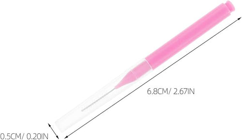 100pcs Interdental Tooth Brushes Pink Small Dental Floss Picks for Braces and Gum Cleaning Oral Care Tools for Orthodontic Use