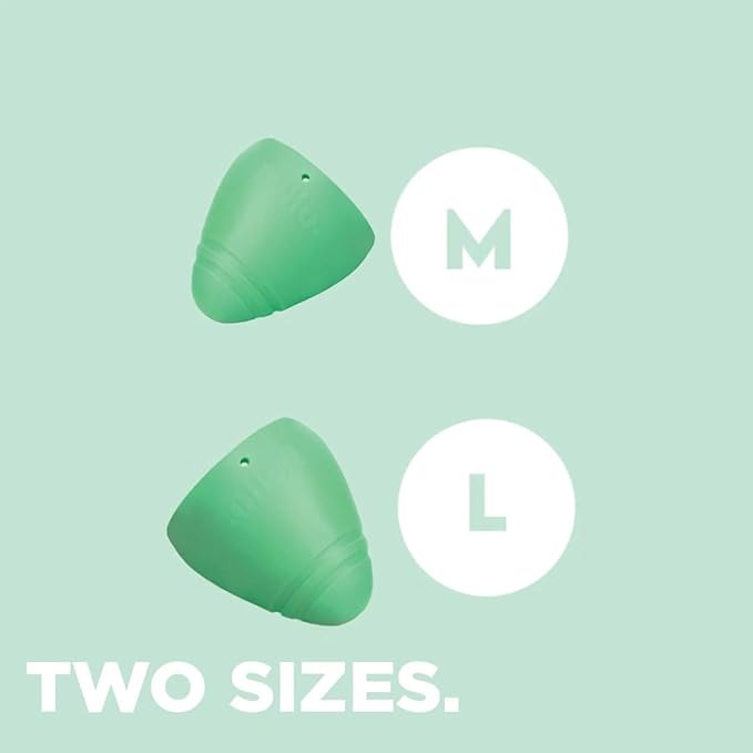Hello Period Cup Low Cervix Menstrual Cup | Award Winning Reusable Soft Flexible Alternative to Pads &amp Tampons | Sustainable Feminine Hygiene | Leak Proof | Holds 28ml | 45mm Diameter 47mm L (Lar