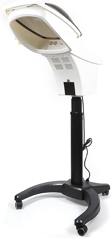 700W Stand Up Hair DryerColor Processor Machine Hair Heat LampsPortable Floor Hair Dryer Salon Hair Steamer with WheelsAdjustable Height LCD Panel