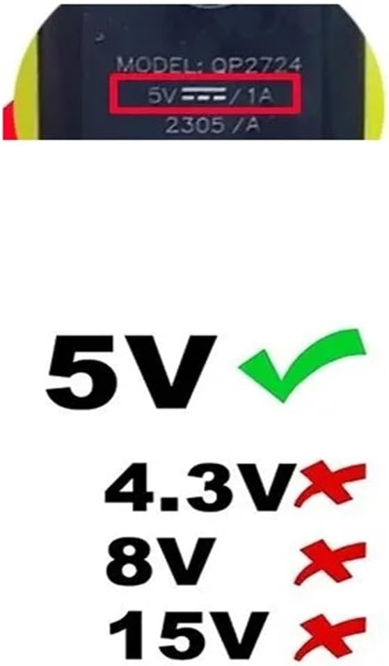 Electric Shaver 5V USB Charger Compatible for Philips MG7900 MG9520 / 50 QP1424 QP2724 QP2834/70 S5885 S7886 BRL176 Trimmer Replacement Parts(1pc)