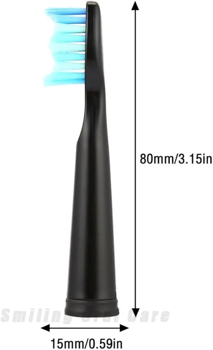 10/20PCS Electric Toothbrush HeadsCompatible for SEAGO SG899/SG507/SG610/SG659/SG917/E1/E2/E3 Vacuum Replacemen Brush Head(Gray)