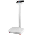 Medical Electronic Scale for Measuring Weight gain of Elderly People While Standing Including air Humidity Display Suitable for clinics Hospitals Schools and Nursing Homes（White）