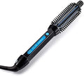 Curling Iron Brush Portable 3 in 1 Curling Tong for Short and Long Hair Coating with Ceramic Anti-Scald Curler Brush Curling Iron Wand Rollers Comb