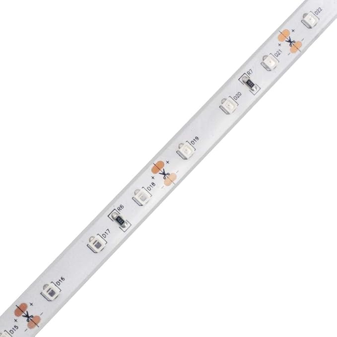5M/16.4ft SMD2835 300LEDs Near Infrared 850nm NIR Single Chip DC12V 24W Flexible IR LED Strips Light IP65 Waterproof 8mm Wide 60LEDs/M 4.8W/M Light Strip