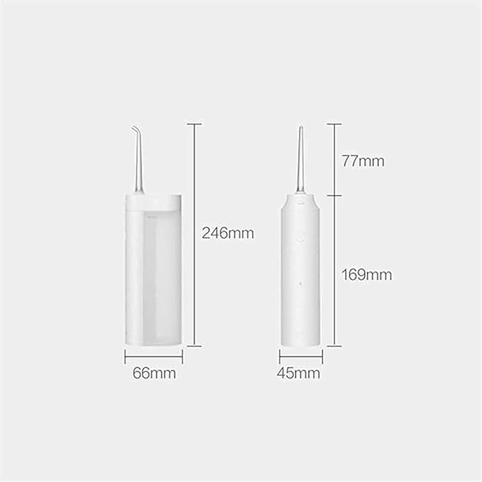 Cordless Water Flosser Portable Rechargeable Waterproof Household Washing Water Dental Floss Teeth Cleaner 3 Modes IPX7 Waterproof Oral Irrigator for Travel and Home