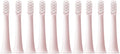10pcs Replacment Heads Compatible for XIAOMI T100 Sonic Electric Toothbrush Soft Vacuum Dupont Whitening Clean Bristle Brush Nozzles Head(10pcs Pink)