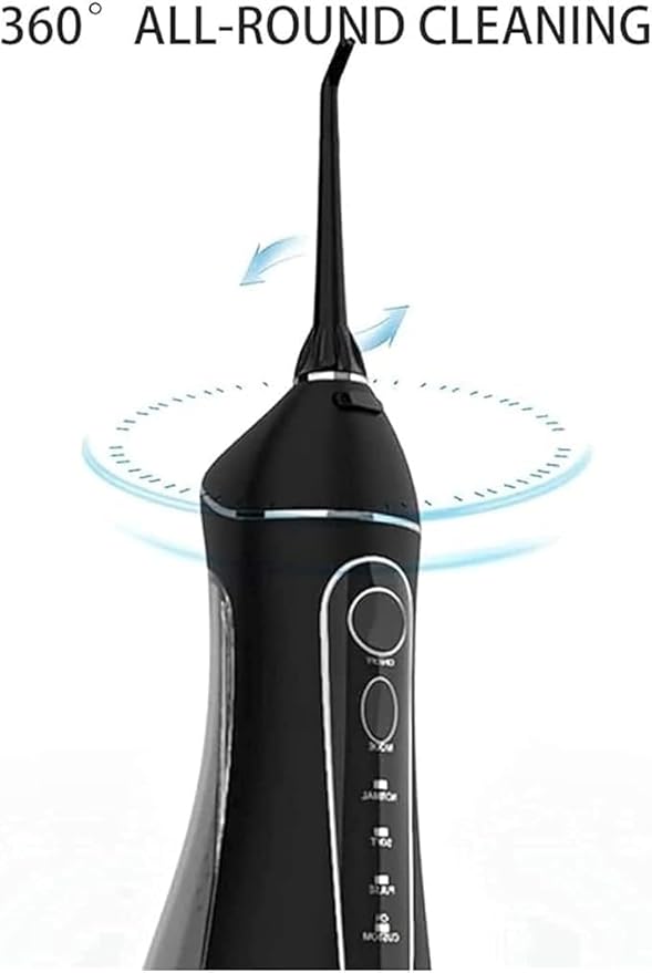 Water Flosser Cordless for Teeth Portable Dental Oral Irrigator 4 Modes USB Rechargeable IPX7 Waterproof Very Suitable for Home Travel Tooth Bridge Care
