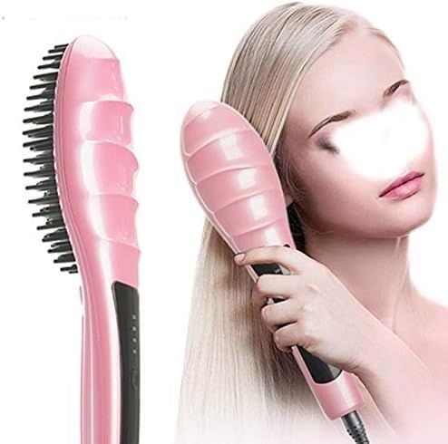 Hair Straightener Ceramic Electric Hair Brush Hair Straightener Comb Straightening Straight Anion Moisturizing Styling Tool Care