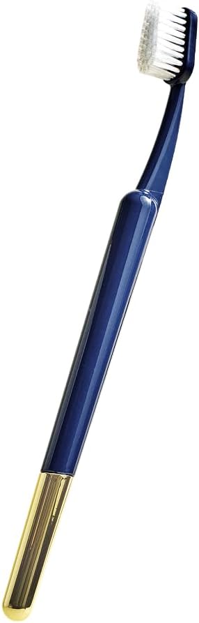 TRASK The Better Brush - Luxury Soft Bristle Dentist Designed Manual Toothbrush for Adults Indigo