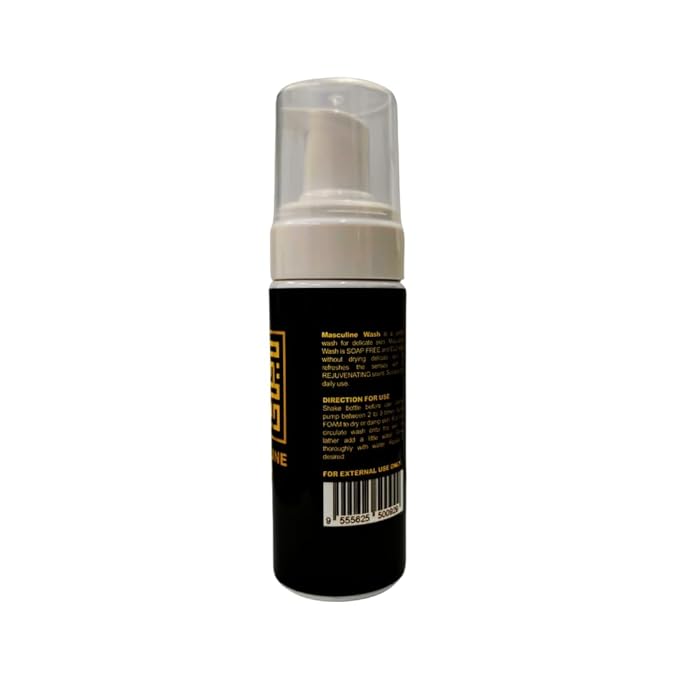 Masculine Wash 150ml – Oud Scented Intimate and Body Wash for Men