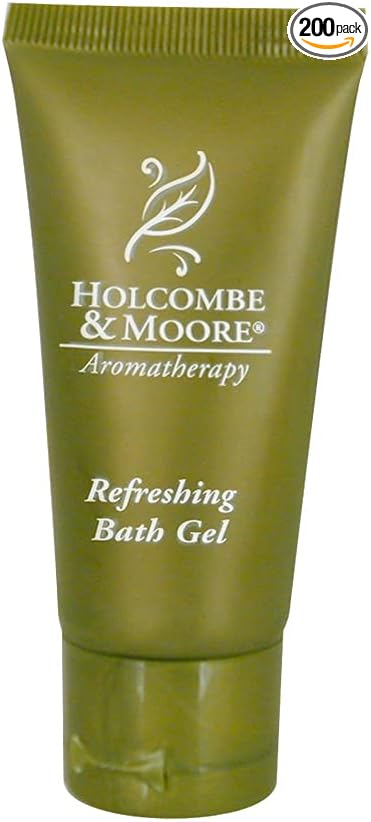 Holcombe &amp Moore Aromatherapy Refreshing Bath Gel 1.1 oz Tube (Case of 200)