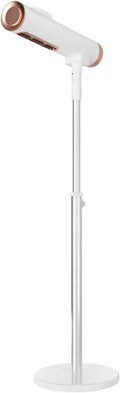 Adjustable Standing Hair Dryer Hands-Free Vertical Blow Dryer with Cool/Hot Air Settings Space-Saving Design for Bathroom Salon &amp Home Use - Includes Diffuser &amp Concentrator