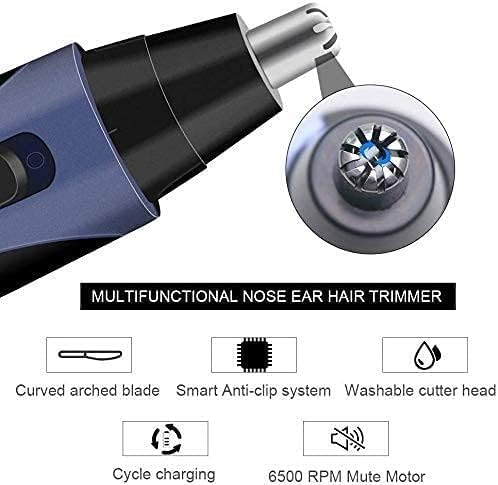 Nose-Hair Trimmer Scissors Waterproof Stainless SteelPortable Nose Trimmer for Men Nose Hair Trimmer for Men Women Rechargeable Nose Hair Trimmer