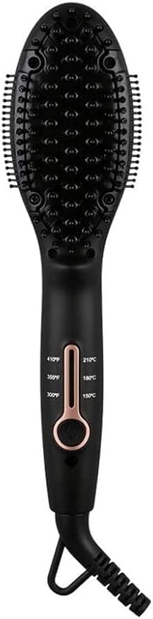 WJREGG Hair Straight Comb LED Temp Display Anti-Scald Structure Design Function Electric Comb Heat Hot Comb Straightener