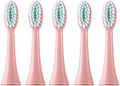 5 Pieces Replacement Brush Heads Electric Toothbrush Teeth Whitening Pattern Soft Head Oral Care(Pink)