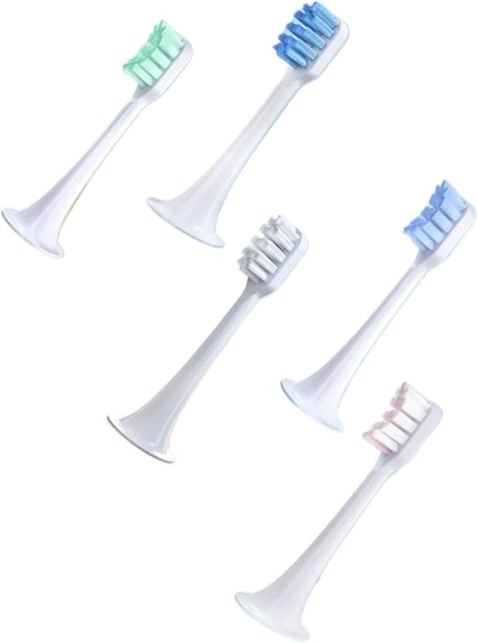 8pcs Replacement Toothbrush Heads Compatibility for T300 T500 Sonic Teeth Brush Mijia Nozzles(8 Pink)