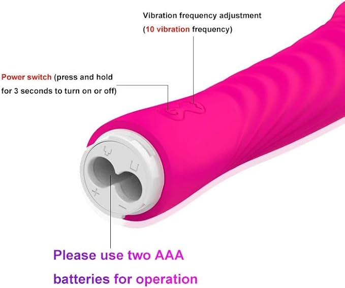 Electric Handheld Vibratorsmassager Electronic for Foot Or Neck Waterproo -Clitioral Silent Relaxes Muscles 10 Modes Vibrating Massager Personal for Adult Tools Couples Relaxation TR05