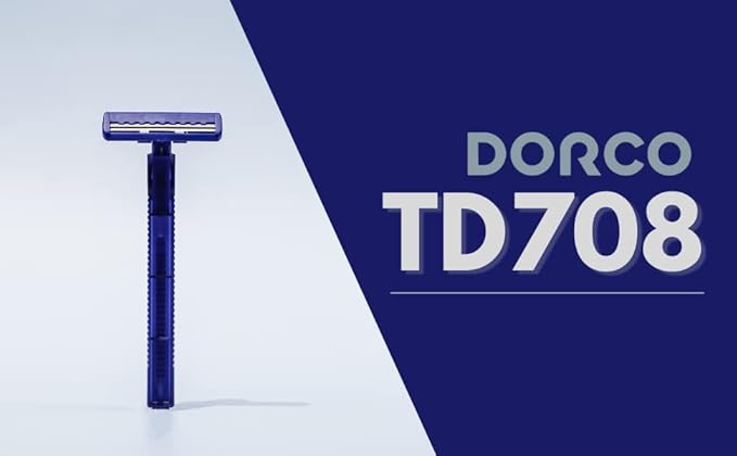 Dorco Fresh Twin Blade Disposable Razors for Men (240 Counts) Smooth &amp Comfortable Shave Shaving Razors for Men Non-Slip Handle Ideal for Sensitive Skin &amp Travel (Pack of 2)