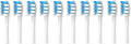 Replaceable Brush Head Compatible for Air 2 /SE/X/X PRO/ Z1/ F1 Toothbrush Vacuum Bristle Nozzle20 Pcs(White Blue)