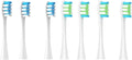 Compatible for Oclean Flow/X/X PRO/ Z1/ F1/ One/Air 2 /SE Brush Heads Soft Sonic Toothbrush Vacuum Bristle 7pcs Replacement(3Blue 4Wgreen)