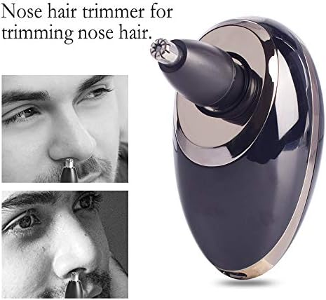 Head Shavers for Bald Men Five Floating Head 4D Shavers USB Rechargeable For Men Washable Hair Clipper Nose Ear Hair Trimmer Shaving Beard Machine 3 in 1 (Color : P93099-B)