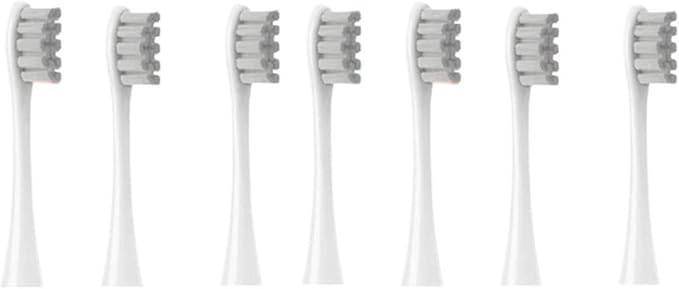 Sonic Electric Toothbrush Vacuum Bristle Suitable for/X/X / Z1/ F1/ One/Air 2 /SE Replacement Head Brushes(7pcs Grey)